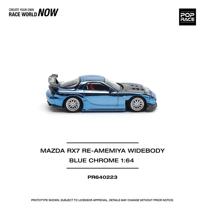 [Preorder] POPRACE 1:64 MAZDA RX7 RE-AMEMIYA WIDEBODY PR640223