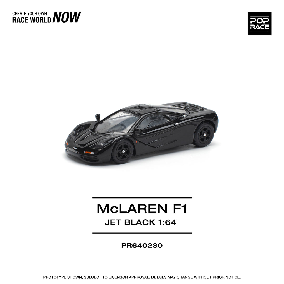 [Preorder] POPRACE 1:64 McLAREN F1 - JET BLACK PR640230