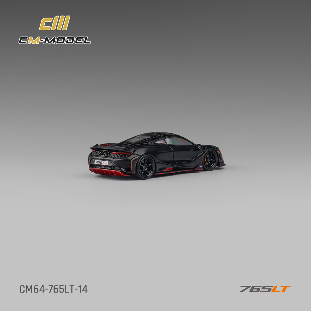 [Preorder] CM Model 1:64 McLaren 765LT Matte Black CM64-765LT-14