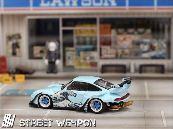 Street Weapon 1:64 Porsche RWB 993 KANAGAWA SURFING livery (2 Versions)