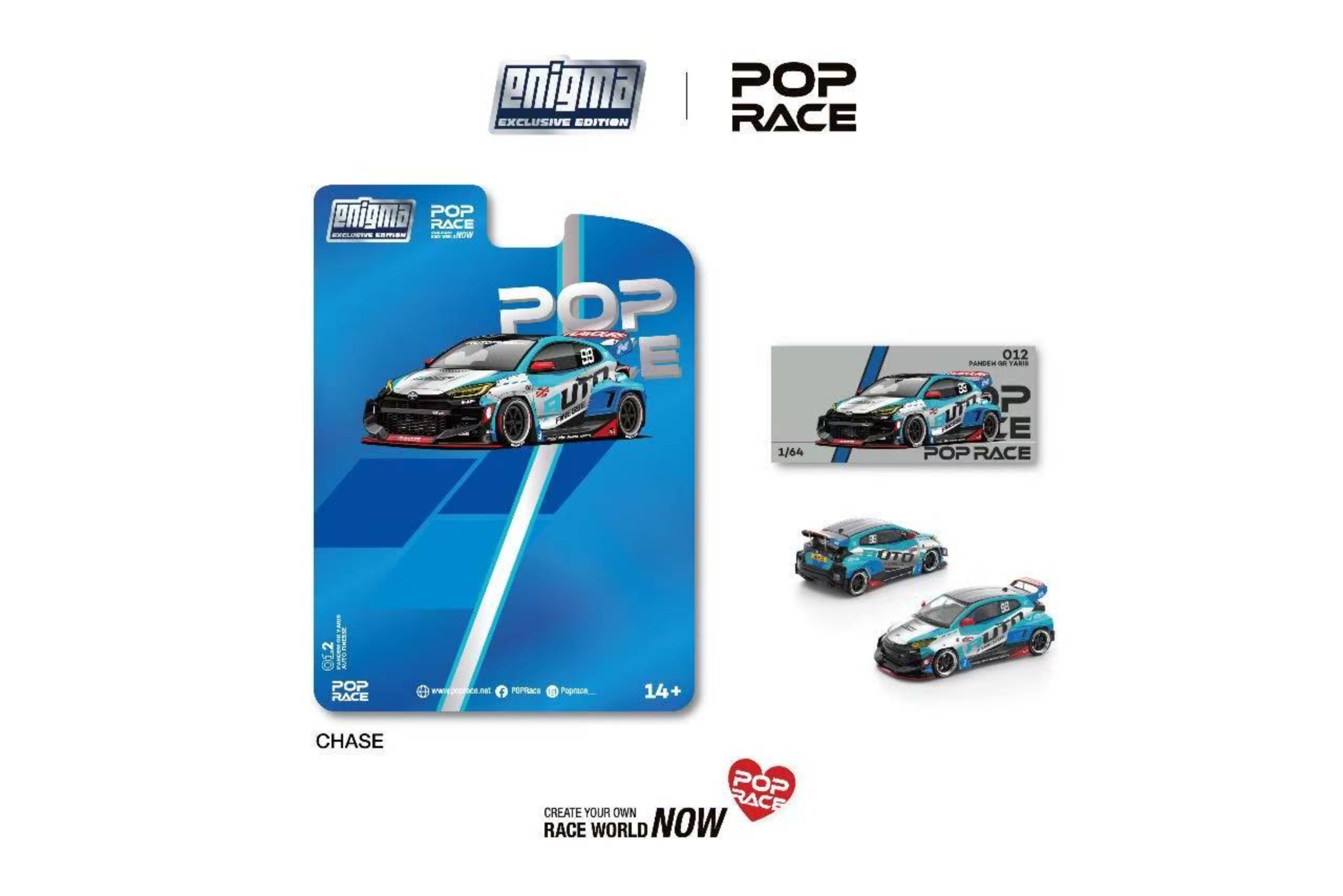 ポップレース 1/64 Pandem GR Yaris チェイス Preorder] POPRACE 1:64 Pandem Toyota GR Yaris - AUTO FINESSE