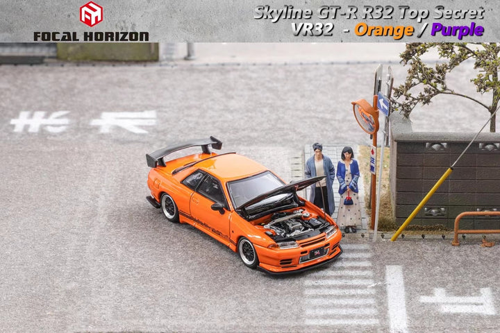 Focal Horizon 1:64 Nissan Skyline GT-R R32 3rd generation Top Secret (2 Colours)