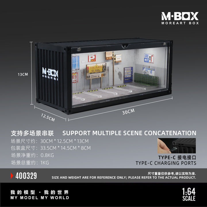 [Preorder] MBOX 1:64 CONTAINER MODEL STORAGE SCENE (2 Versions) MB400328/MB400329
