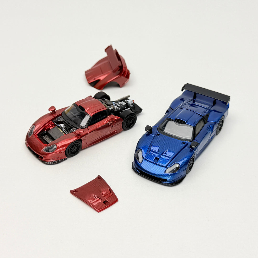 [Preorder] Transcend model 1:64 Porsche 911 GT1 24h LeMans 1997 (2 Colours)