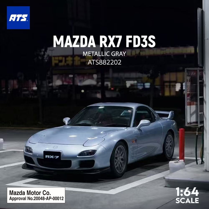 [Preorder] ATS Model 1:64 Mazda RX7 FD3S (2 Colours) ATS882202/ATS882203