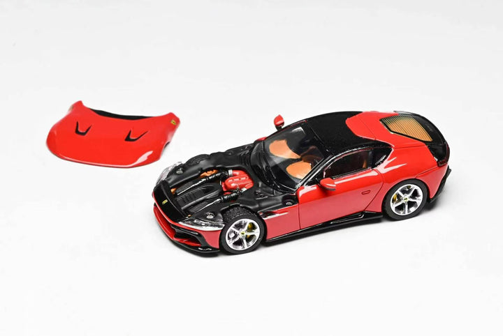 [Preorder] 7CM Model 1:64 Prancing Horse 12 Cilindri Red &amp; Brown