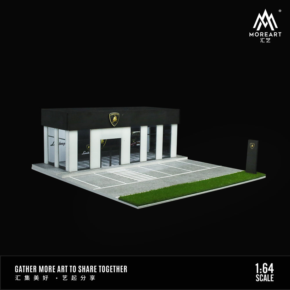 [Preorder] MoreArt 1:64 Lamborghini Showroom Scene Model