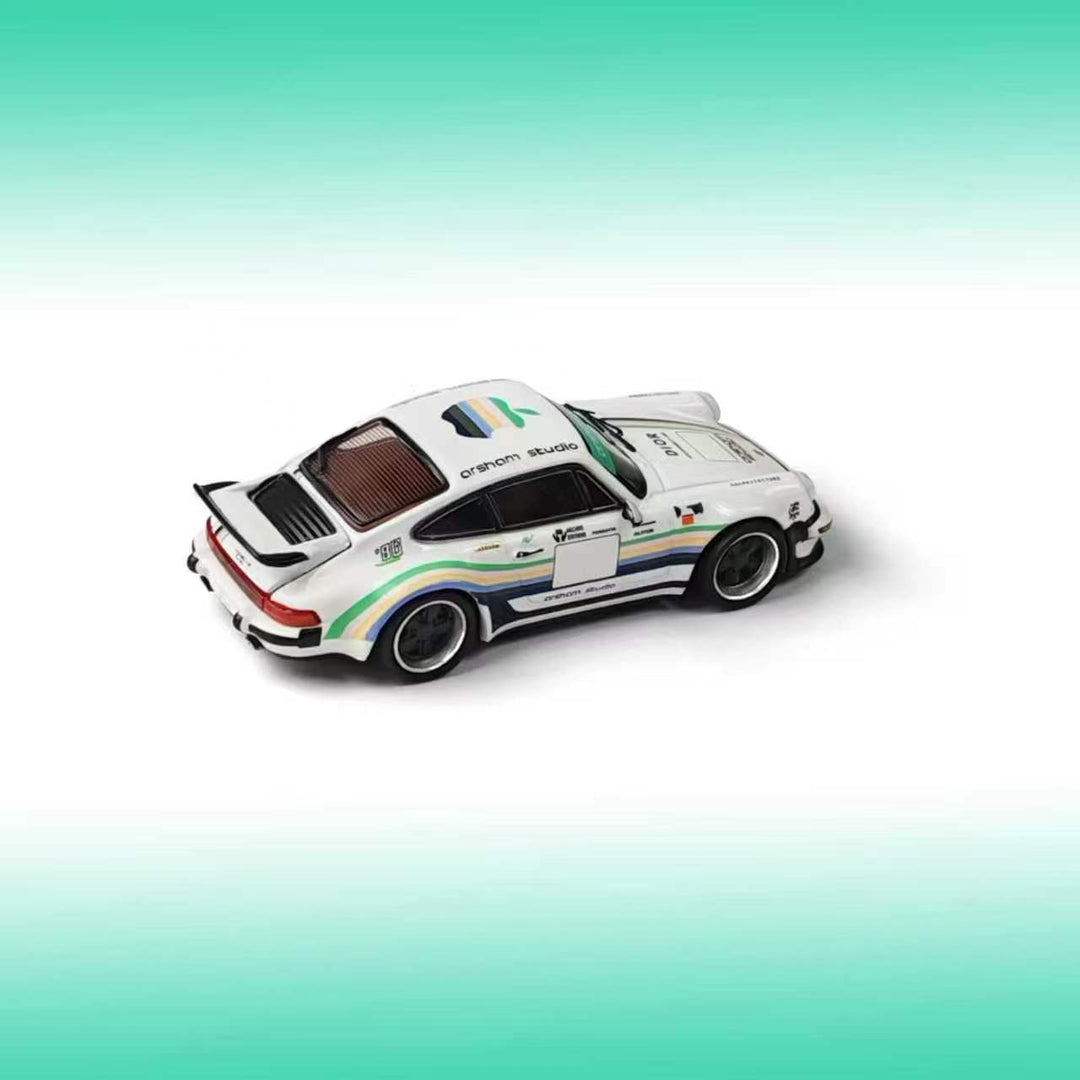 [Preorder] Rhino Model 1:64 Porsche Singer Turbo Study 930 Modified Version Apple Livery