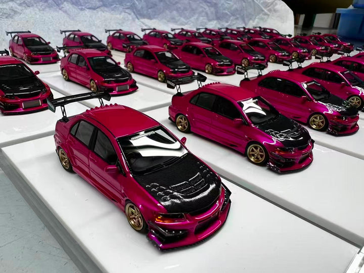 [Preorder] 404error 1:64 Mitsubishi EVO9 Varis Customized in Malaysia - Pink