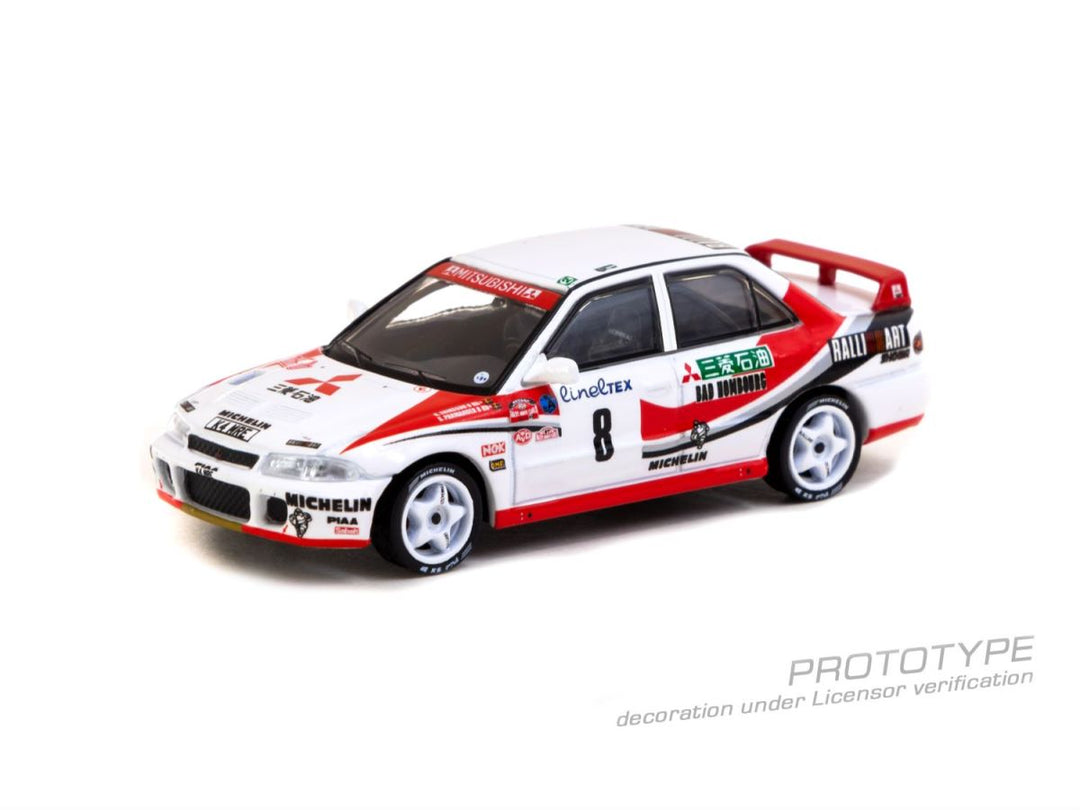 Tarmac Works 1:64 Mitsubishi Lancer Evolution Rallye Monte-Carlo T64G-048-93MCR08