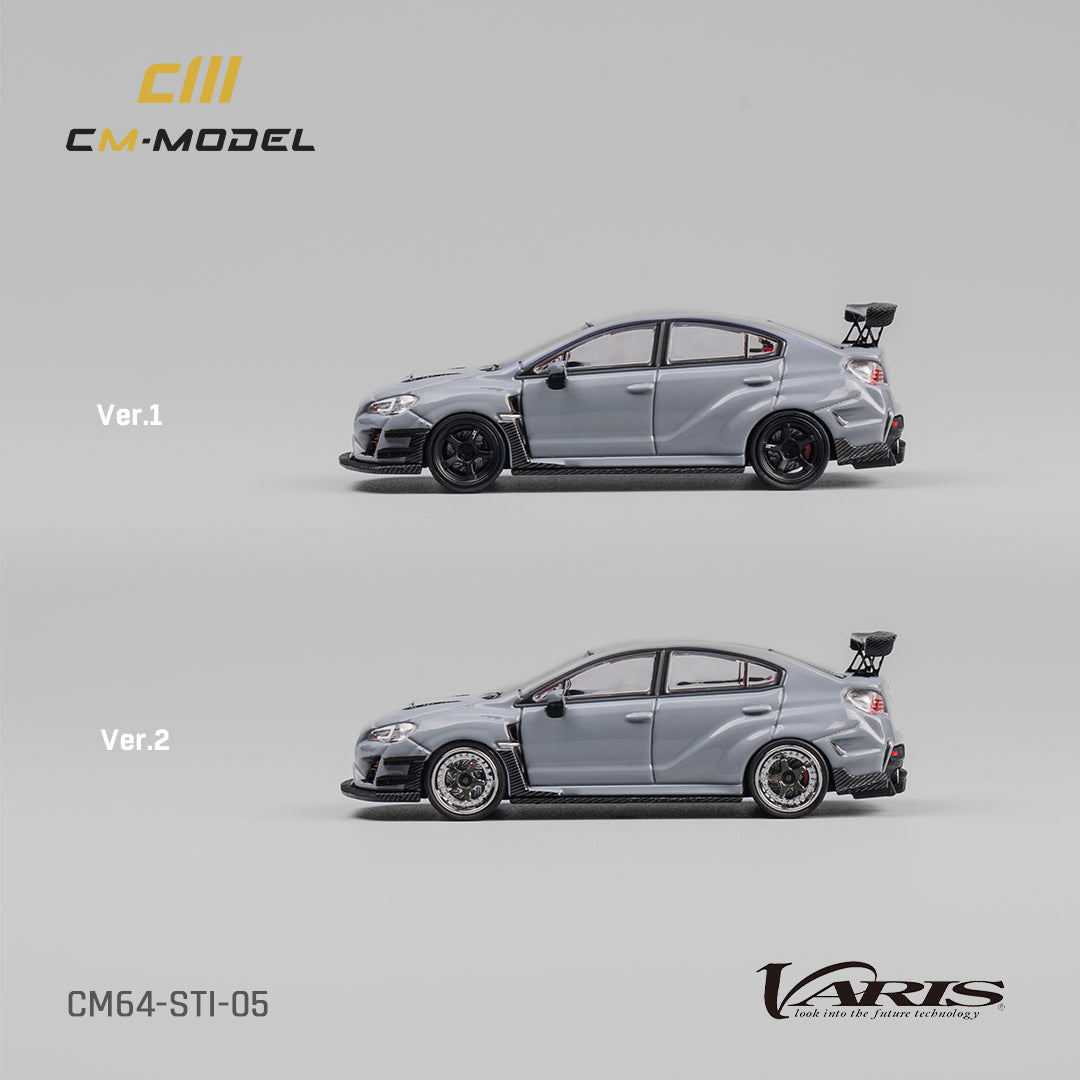 [Preorder] CM Model 1:64 Subaru VAB WRX STI Varis Widebody 1.0 Gray