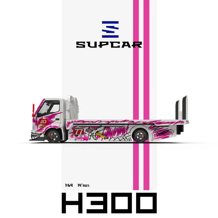 [Preorder] SUPCAR 1:64 H300 Flatbed Transport Trailer 