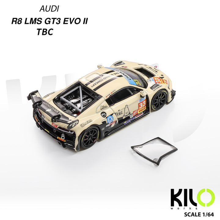 [Preorder] KILO works 1:64 AUDI R8 lms GT3 EVO II TBC KLW0036-17
