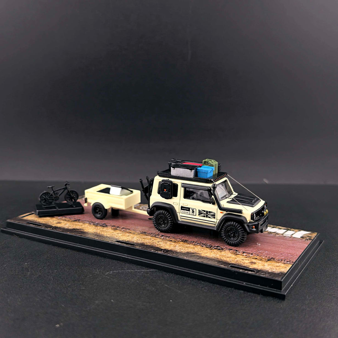 [Preorder] Fine Works64 1:64 Jimny Modified Car Model Ornament Foshan Exhibition exclusive (2 Versions)