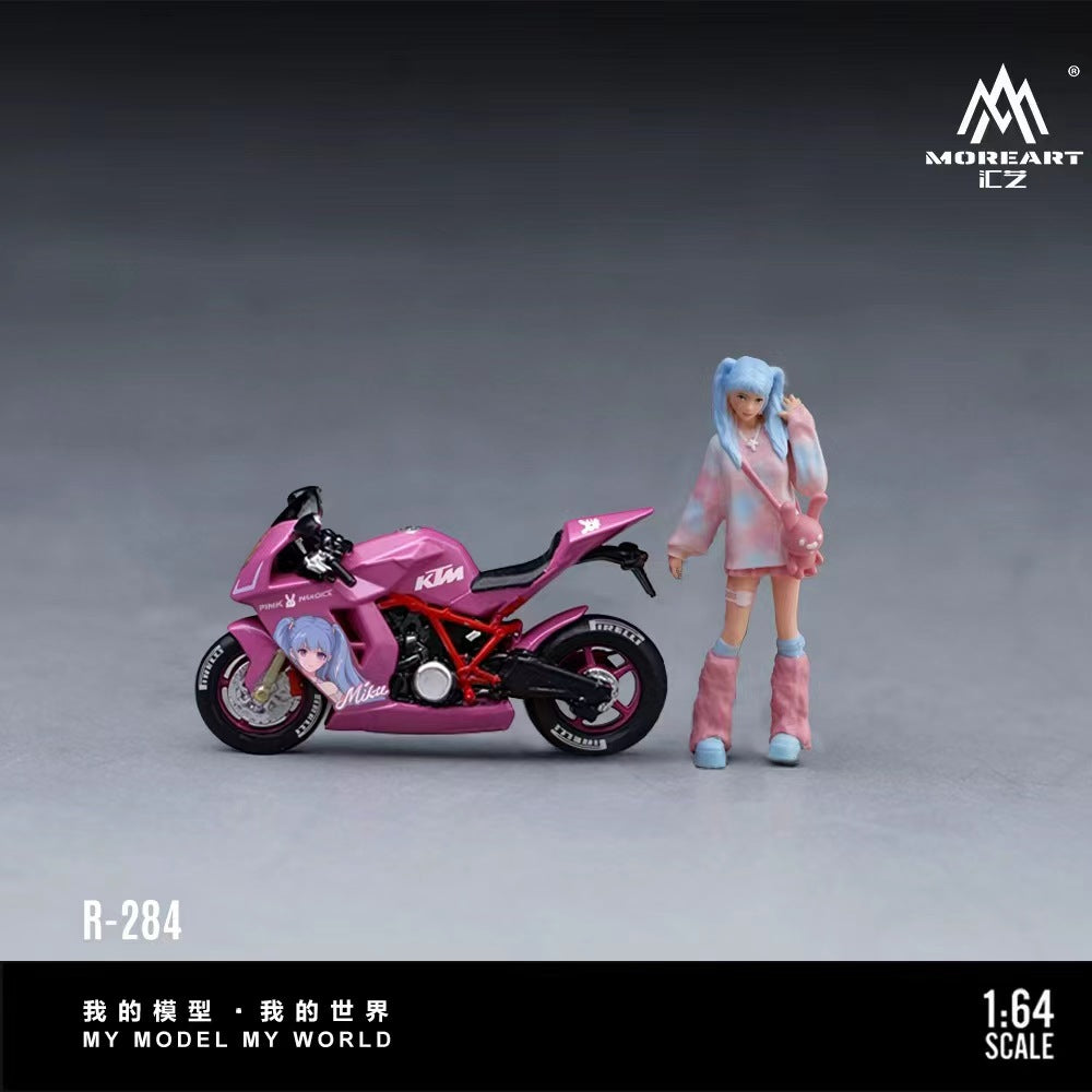 [Preorder] MoreArt 1:64 KTM BUNNY GIRL RIDER DOLL COSTUME MO222284