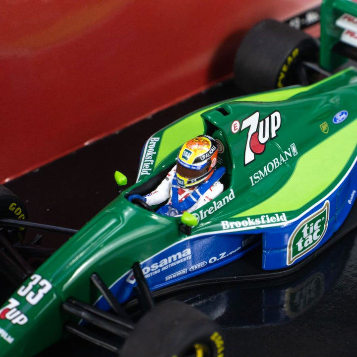 MINICHAMPS 1:43 JORDAN FORD 191 – MICK SCHUMACHER – DEMO RUN SILVERSTONE JULY 2021