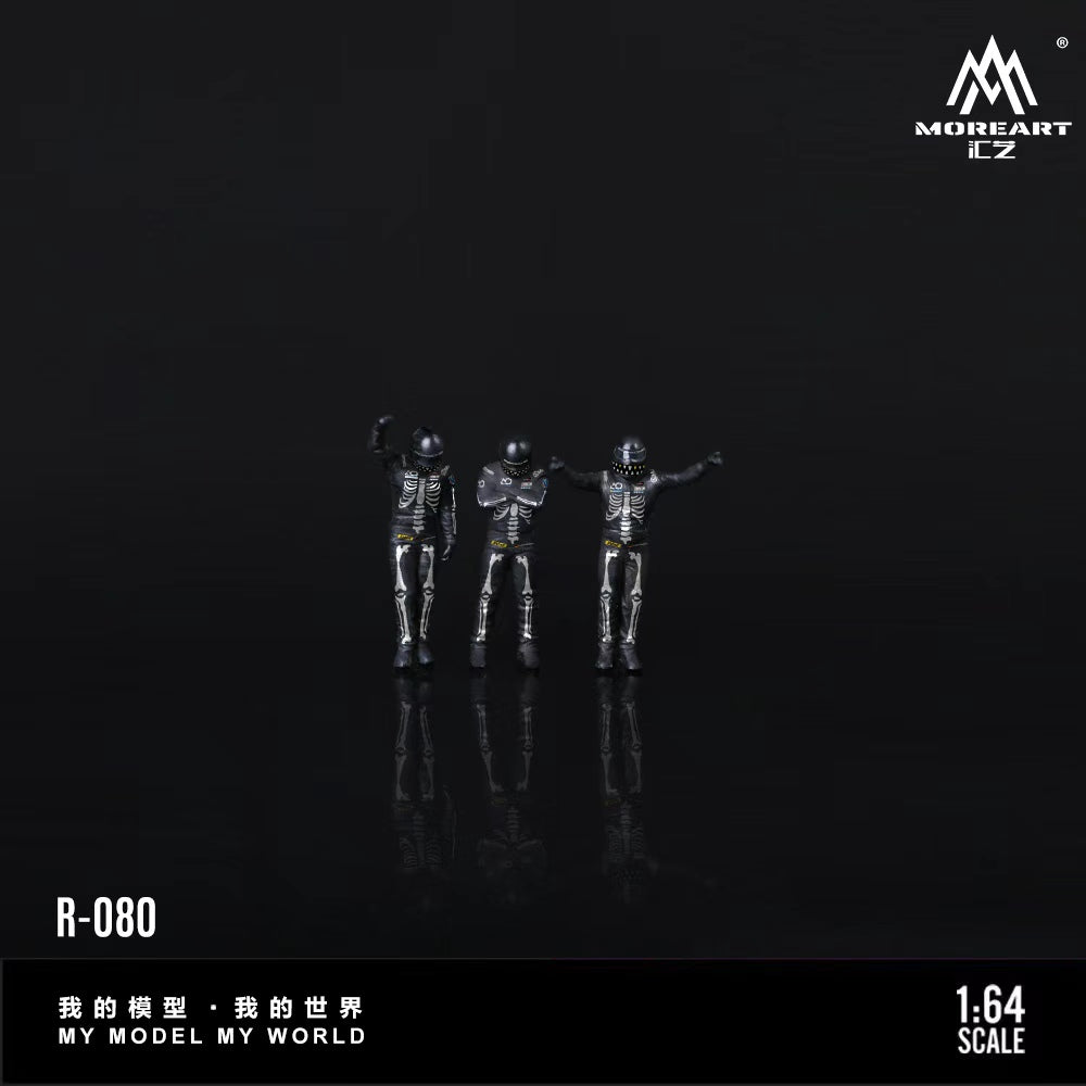 [Preorder] MoreArt 1:64 BONE DRAGON RACING CAR DOLL SET MO223080