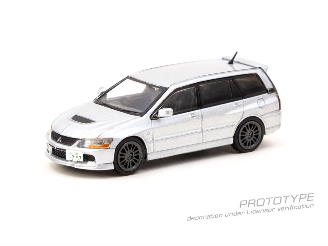[Preorder] Tarmac Works 1:64 Mitsubishi Lancer Evolution Wagon Silver