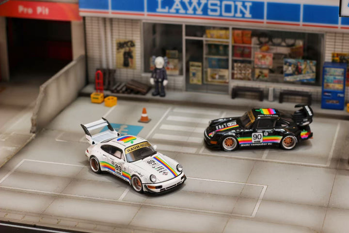 [Preorder] Street Weapon 1:64 Porsche RWB 964 Wide-Body Modified (2 Colours)