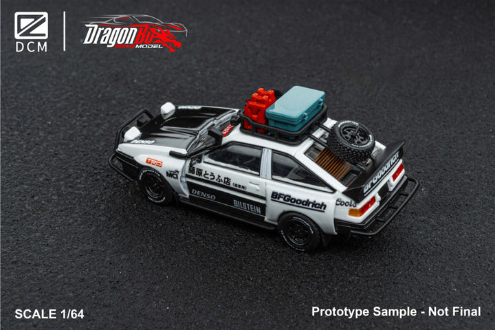 [Preorder] D.BoModel & DCM 1:64 Toyota AE86 Modified Doomsday Escape Bearing Wheel (2 Versions)
