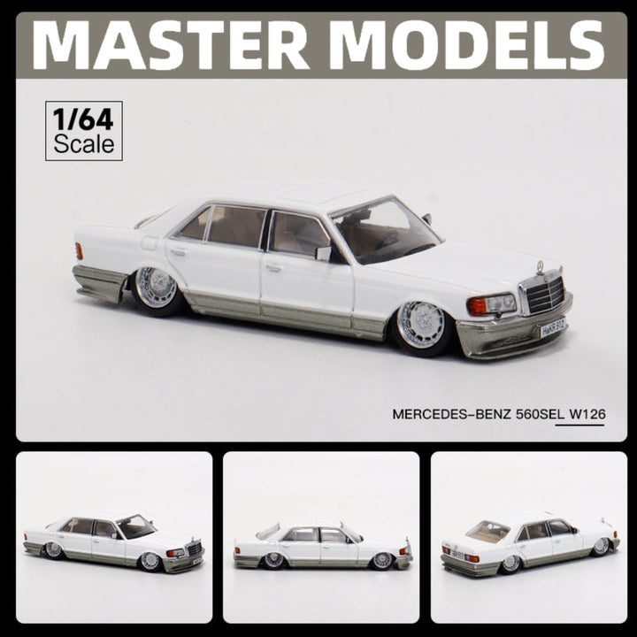 [Preorder] Master Model 1:64 Mercedes-Benz 560SEL W126 S Class (10 Versions)