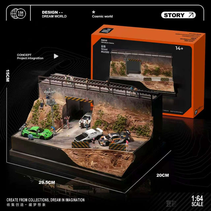 [Preorder] SHOU CANG JIA 1:64 RAILWAY TUNNEL SCENE SCJ-82080