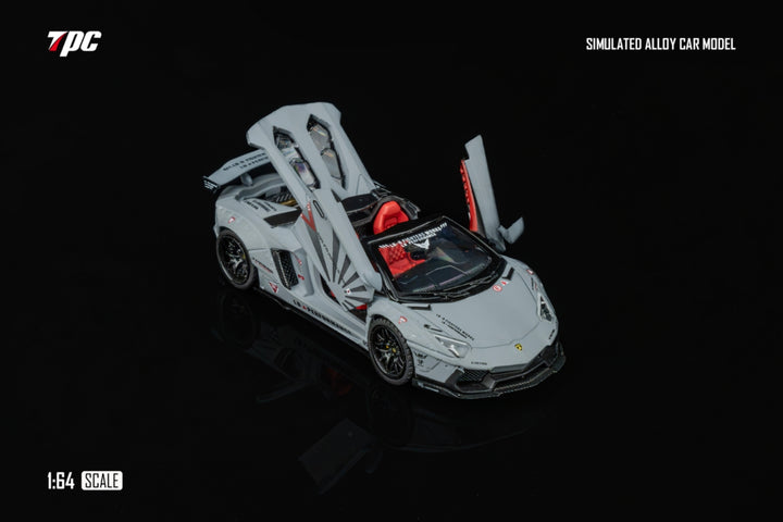 TPC x Rhino Model 1:64 Lamborghini LP720-4 Roadster Wide-Body Modified (2 Versions)