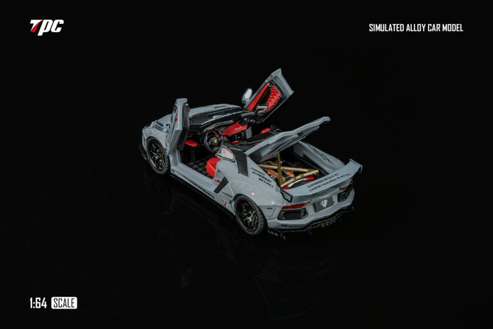 TPC x Rhino Model 1:64 Lamborghini LP720-4 Roadster Wide-Body Modified (2 Versions)