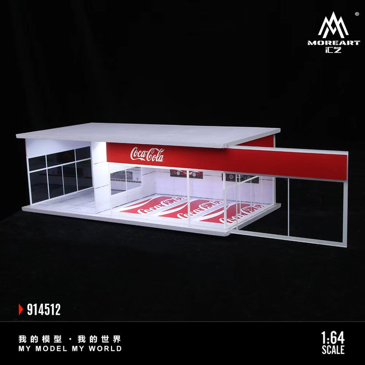 [Preorder] MoreArt 1:64 COCA COLA AND MONSTER ENERGY EXHIBITION HALL (2 Versions) MO914512/MO914513