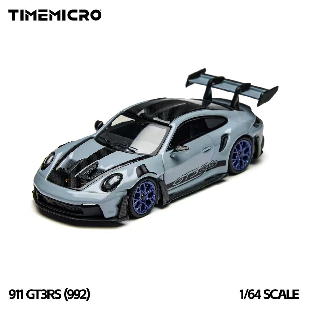 [Preorder] TimeMicro 1:64 Porsche 992 GT3 RS Polar Gray TM644648