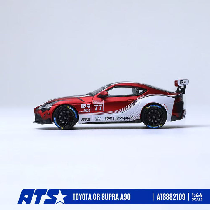 [Preorder] ATS Model 1:64 Toyota GR SUPRA A90 Nir Red Hare ATS882107