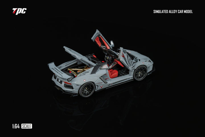 TPC x Rhino Model 1:64 Lamborghini LP720-4 Roadster Wide-Body Modified (2 Versions)