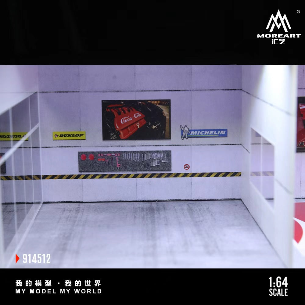 [Preorder] MoreArt 1:64 COCA COLA AND MONSTER ENERGY EXHIBITION HALL (2 Versions) MO914512/MO914513