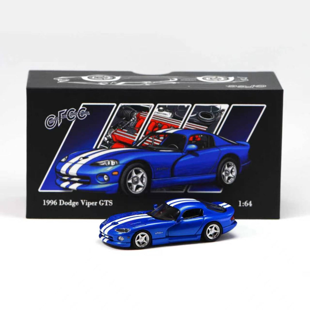 [Preorder] GFCC 1:64 Viper GTS Blue &amp; White Stripes