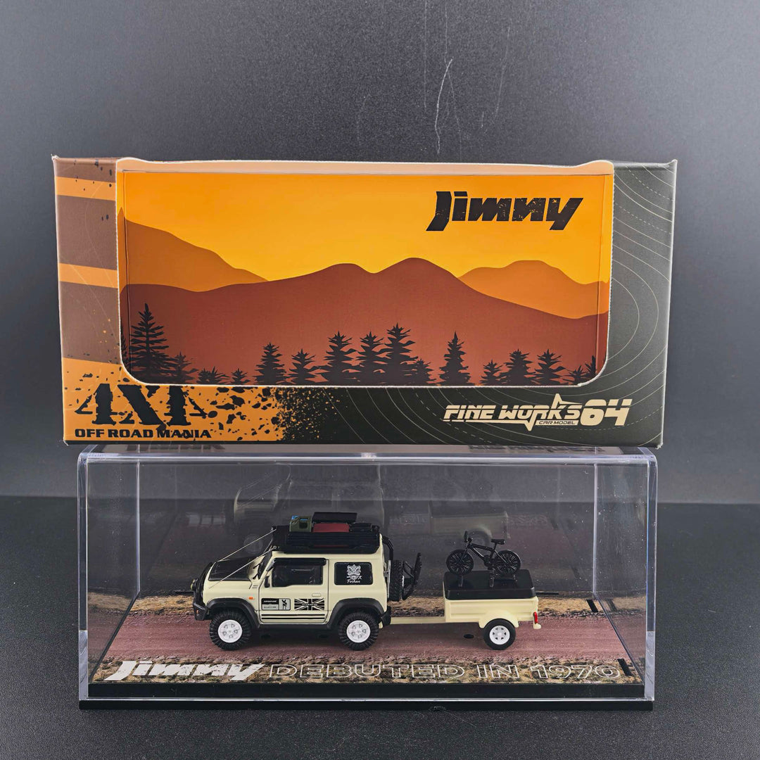[Preorder] Fine Works64 1:64 Jimny Modified Car Model Ornament Foshan Exhibition exclusive (2 Versions)