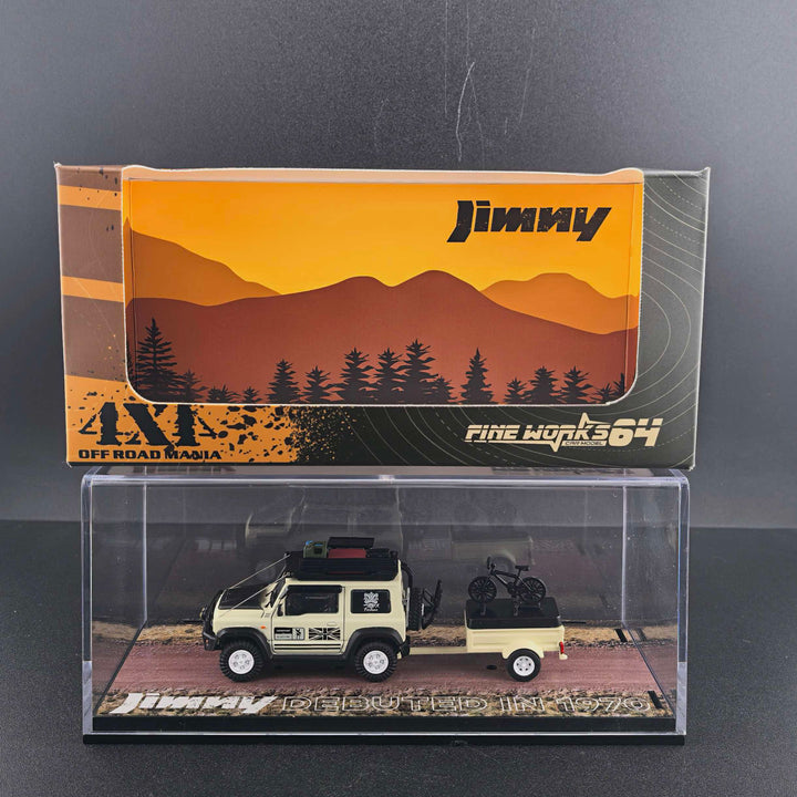 [Preorder] Fine Works64 1:64 Jimny Modified Car Model Ornament Foshan Exhibition exclusive (2 Versions)