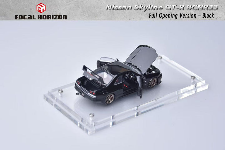 Focal Horizon 1:64 Skyline R33 GT-R 4th Generation BCNR33 Black
