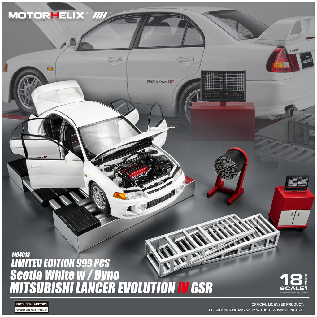 Mitsubishi Motors オリジナル ミニカー Preorder] MOTORHELIX 1:18 Mitsubishi Lancer Evolution VI GSR