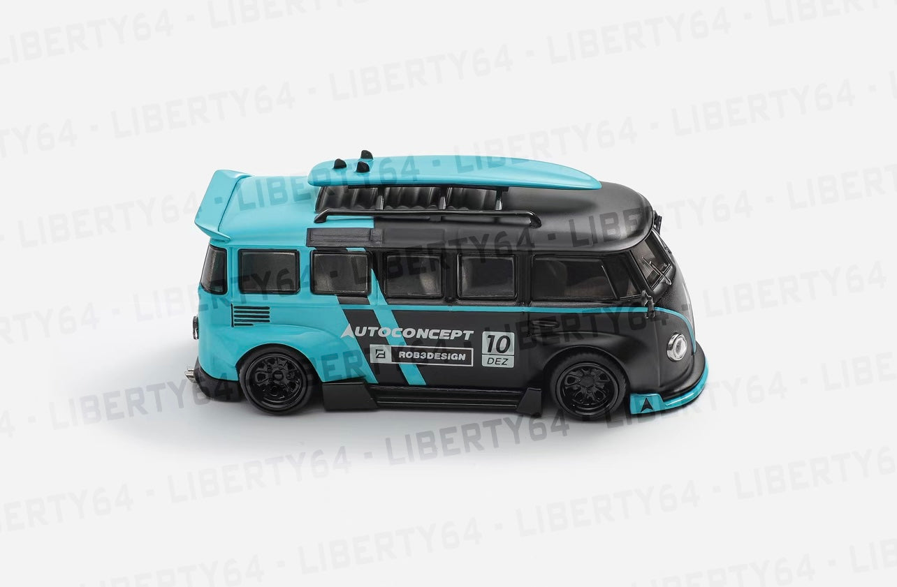 超レア リバティ64 VW BUS トレーラー　/検索用　ロケットパニーINOO Liberty64 1:64 Volkswagen T1 Kombi - Auto Concept Commemorative