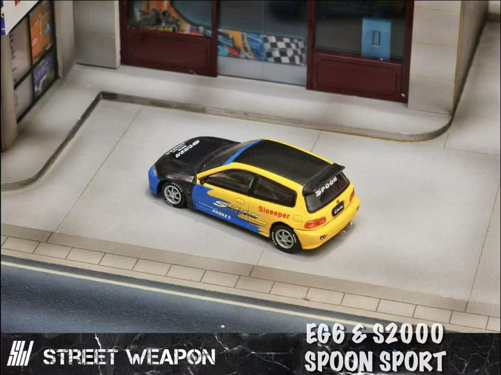 [Preorder] Street Weapon 1:64 Honda Spoon Sport EG6/ S2000 (2 Versions)