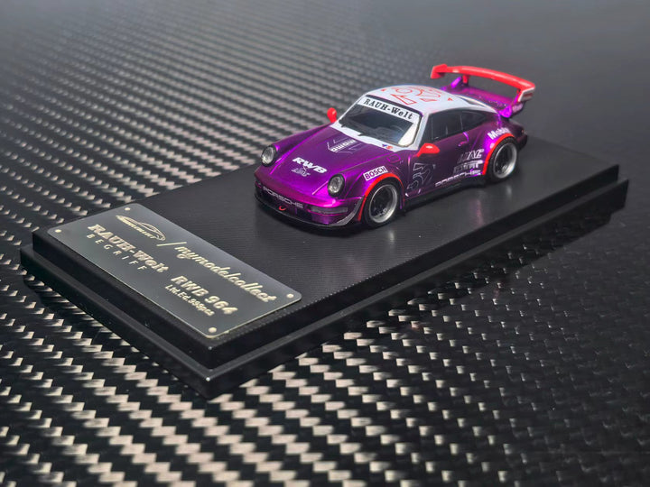 [Preorder] Model Collect 1:64 Transparent Pink Purple High Wing RWB 964 MC640024P