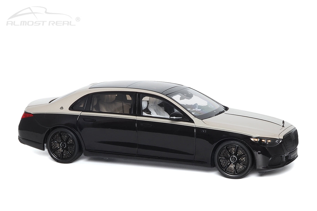 [Preorder] Almost Real 1:18 Mercedes-Maybach S-Class Night Series - 2023 - Mojave Silver/Onyx Black