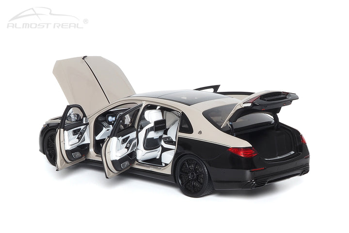 [Preorder] Almost Real 1:18 Mercedes-Maybach S-Class Night Series - 2023 - Mojave Silver/Onyx Black