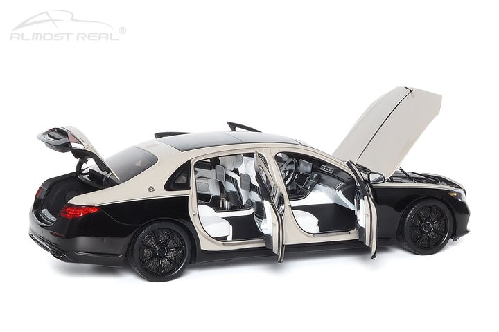 [Preorder] Almost Real 1:18 Mercedes-Maybach S-Class Night Series - 2023 - Mojave Silver/Onyx Black