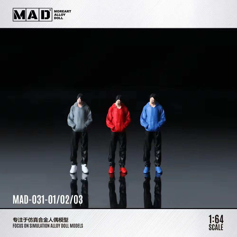 [Preorder] ALLOY MOREART DOLL 1:64 Crossed Arms Doll (3 Colours) MAD031