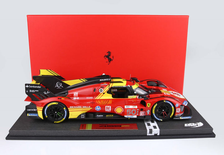 [Preorder] BBR 1:18 Ferrari 499P Car N. 50 - Winner Le Mans 2024