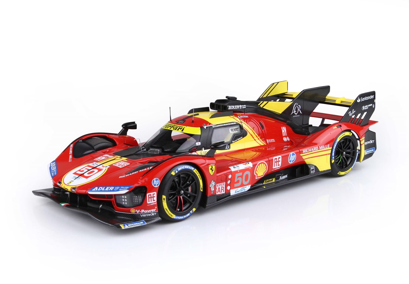 1/43 BBR Ferrari 499P Le Mans 2023 Car #50 Drivers Fuoco