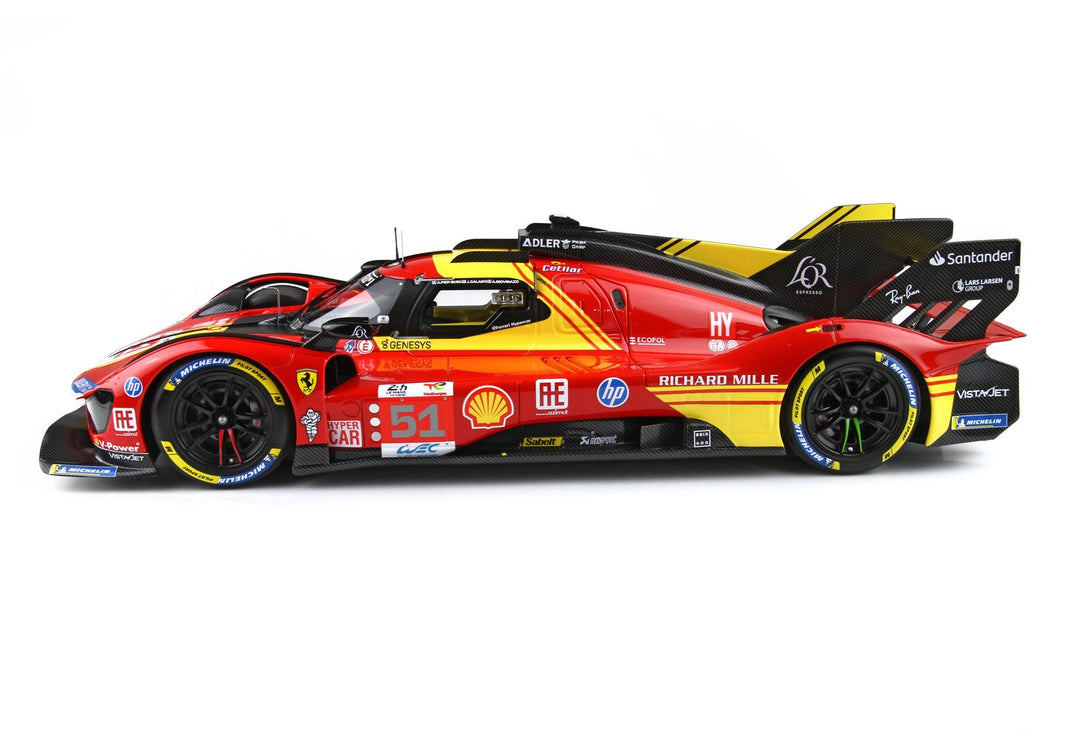 [Preorder] BBR 1:18 FERRARI 499P CAR N. 51 - 3RD LE MANS 2024