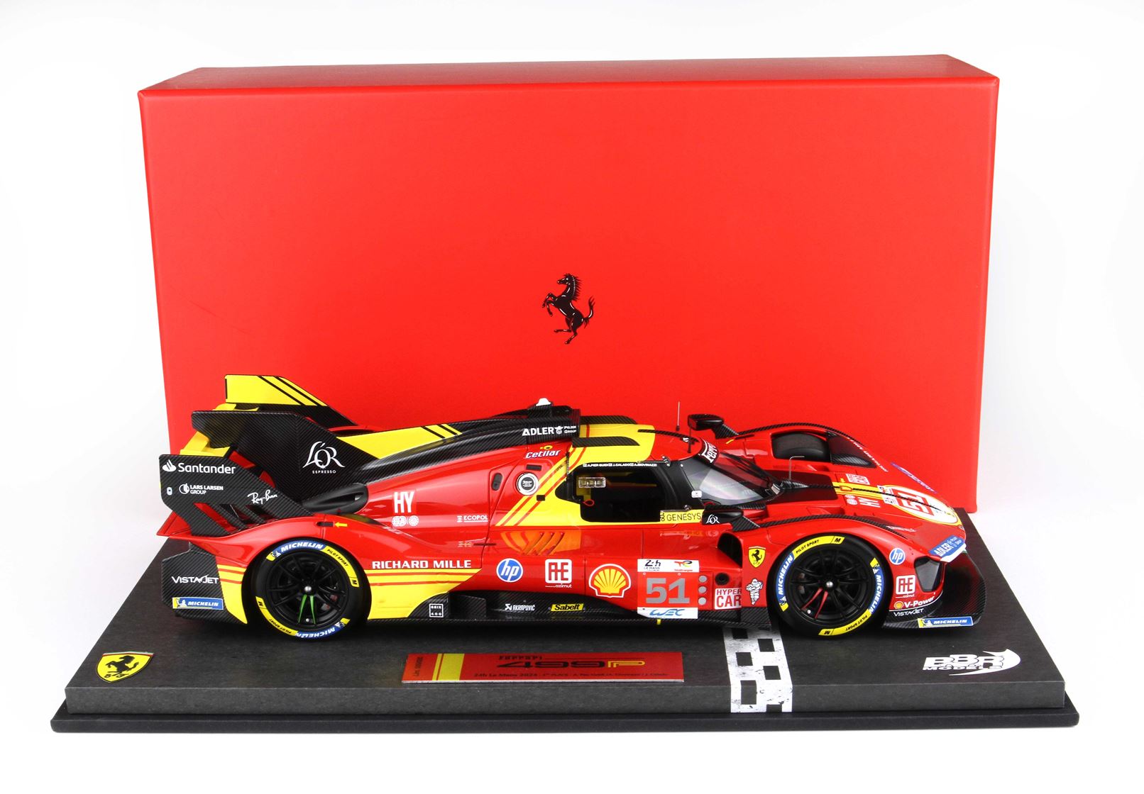 Preorder] BBR 1:18 FERRARI 499P CAR N. 51 - 3RD LE MANS 2024
