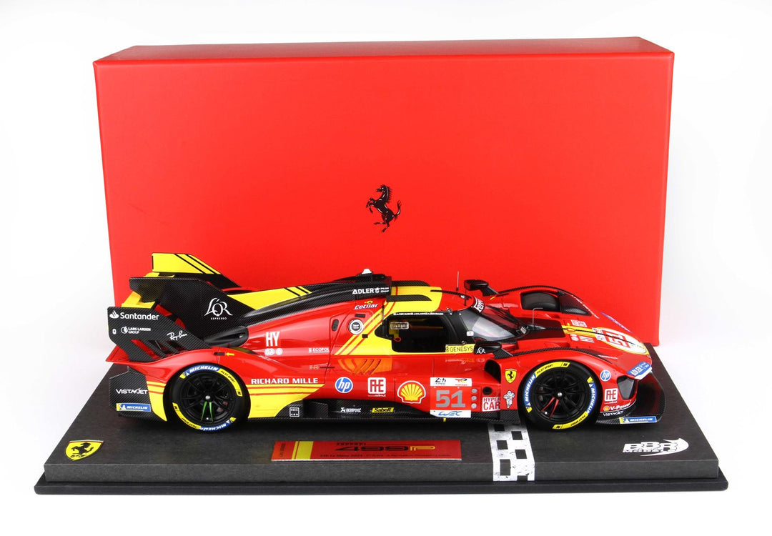 [Preorder] BBR 1:18 FERRARI 499P CAR N. 51 - 3RD LE MANS 2024